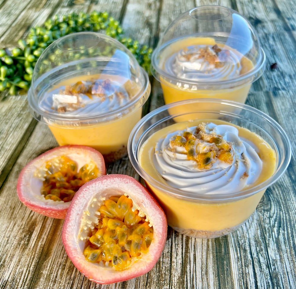 Image of Passionfruit tart in a cup 3 pack 