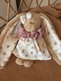 Image 1 of DOUDOU ET SA TENUE FLEURI ROSE 