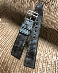 Image 3 of Dark Brown Wax Bridle Leather Watch Strap