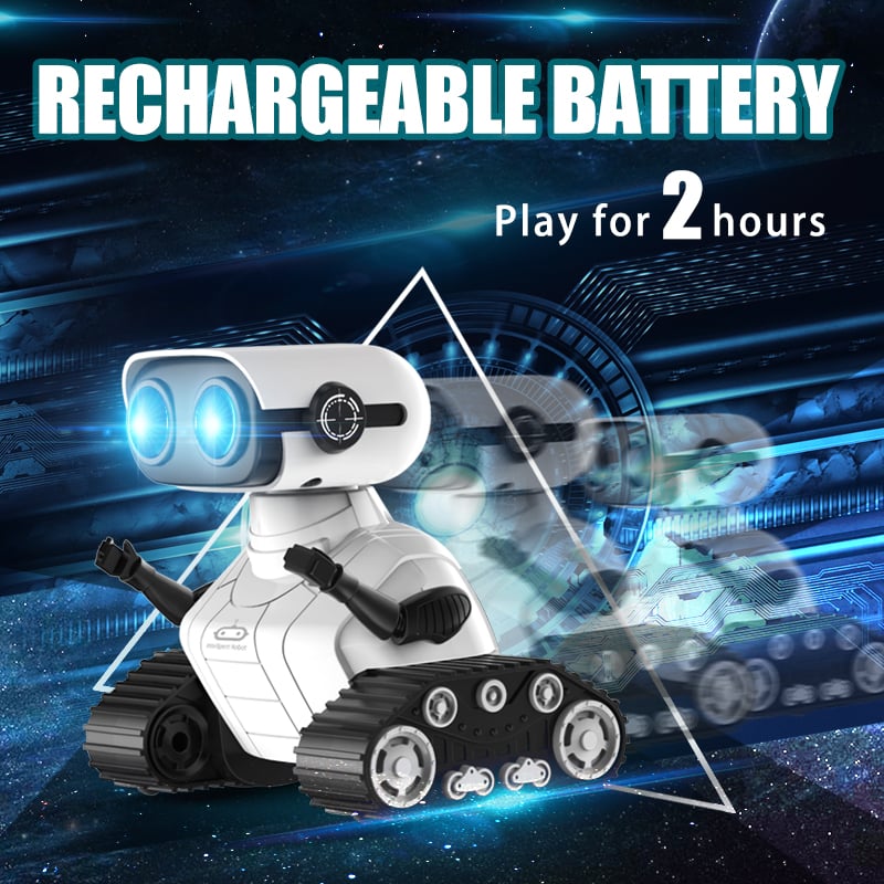 Image of Ebo Robot Toys Rechargeable RC Robot For Kids Boys And Girls Remote Control Toy With Music And LED E