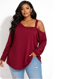 Image 1 of New 3X SHEIN Open Shoulder top #403*11