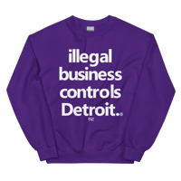 Image 3 of Detroit Control Unisex Sweatshirt (Colors Available)