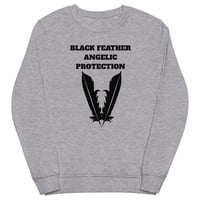 Image 7 of Women BLACK FEATHER organic sweatshirt