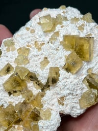 Image 10 of Barite & Yellow Cubic Fluorite Crystal Specimen #2417