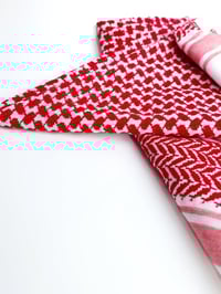 Image 3 of Red Keffiyeh No Tassles (Made in Jordan) 