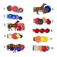 Image 2 of apple hairclips