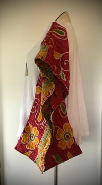 Image 3 of Upcycled “Fleetwood Mac/Rumors” quilted poncho