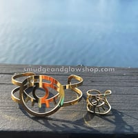 Image 1 of NEW* Evil Eye Bangle & Ring Set