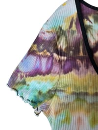Image 3 of XL 90's Babydoll Mini Dress in Rustic Agate Ice Dye