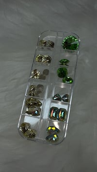 Image 1 of Green/Yellow Bling Box ( Black) 27pcs