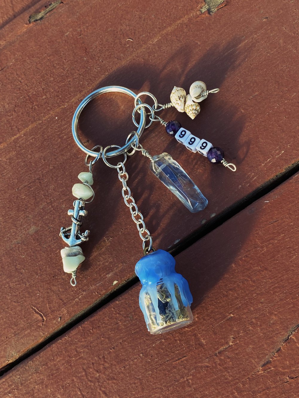 Image of "Go with the Flow" Enchanted Keyring