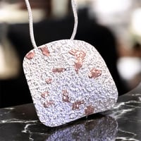 Image 2 of The Rose Gold Slab Pendant - New Gold Dream