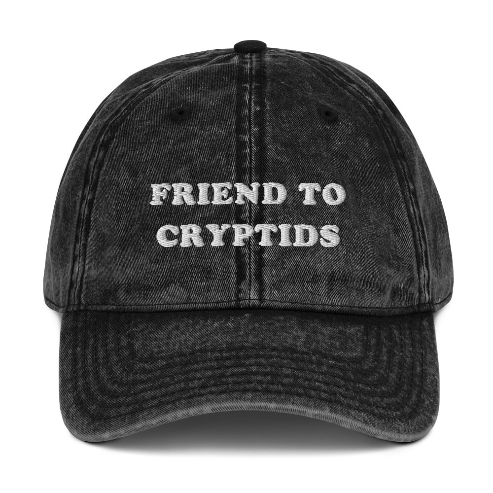 Image of Friend to Crytpids dad hat