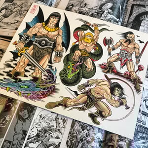 Image of Wizards Babes and Barbarians 1 ( three Sheet Flash set) 