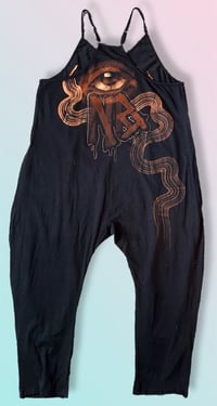 Image 2 of “PRAISE YOU” CUSTOM BLEACH PAINTED BAGGY JUMPER MEDIUM