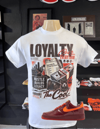 Loyalty Over Everything T-shirt (Dark Team Red)