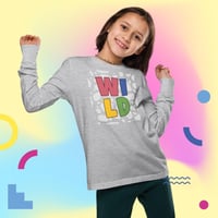 Image 4 of W-I-L-D Youth Long Sleeve T-shirt