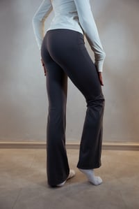 Image 2 of UPerform Legacy Flare Leggings-  Grey 