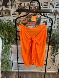 Image 1 of Orange sheer wrap 