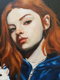 Image 4 of Young Lady with a Ferret 