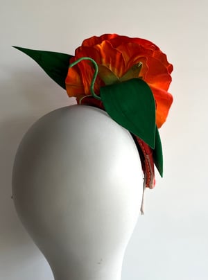 Image of Orange flower headpiece   