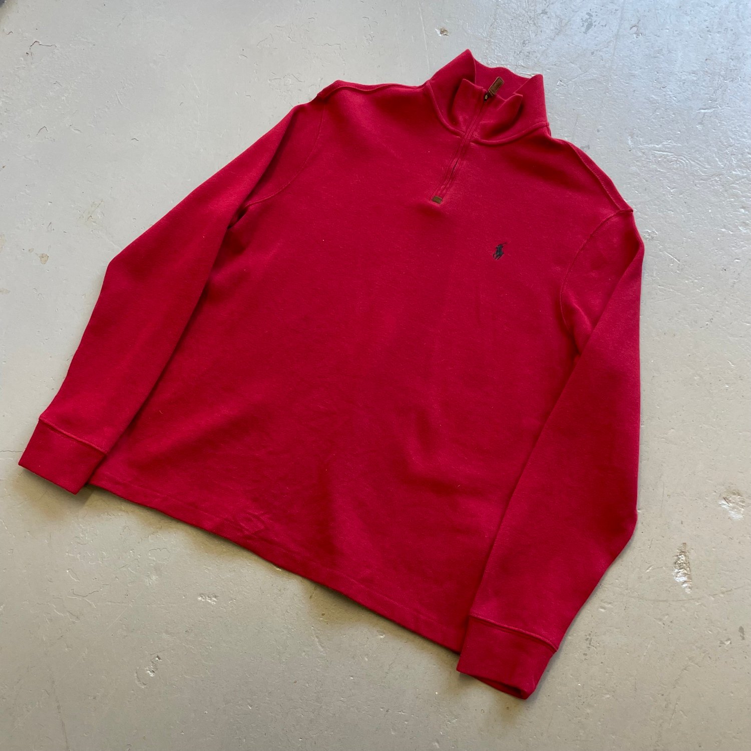Image of Ralph Lauren qzip sweatshirt size large 