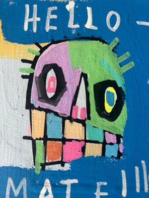 Image of hello mate canvas