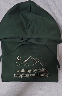 Image 2 of Walking by faith mountain sweater