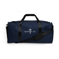 Image 1 of John 3:16 Duffle Bag Navy