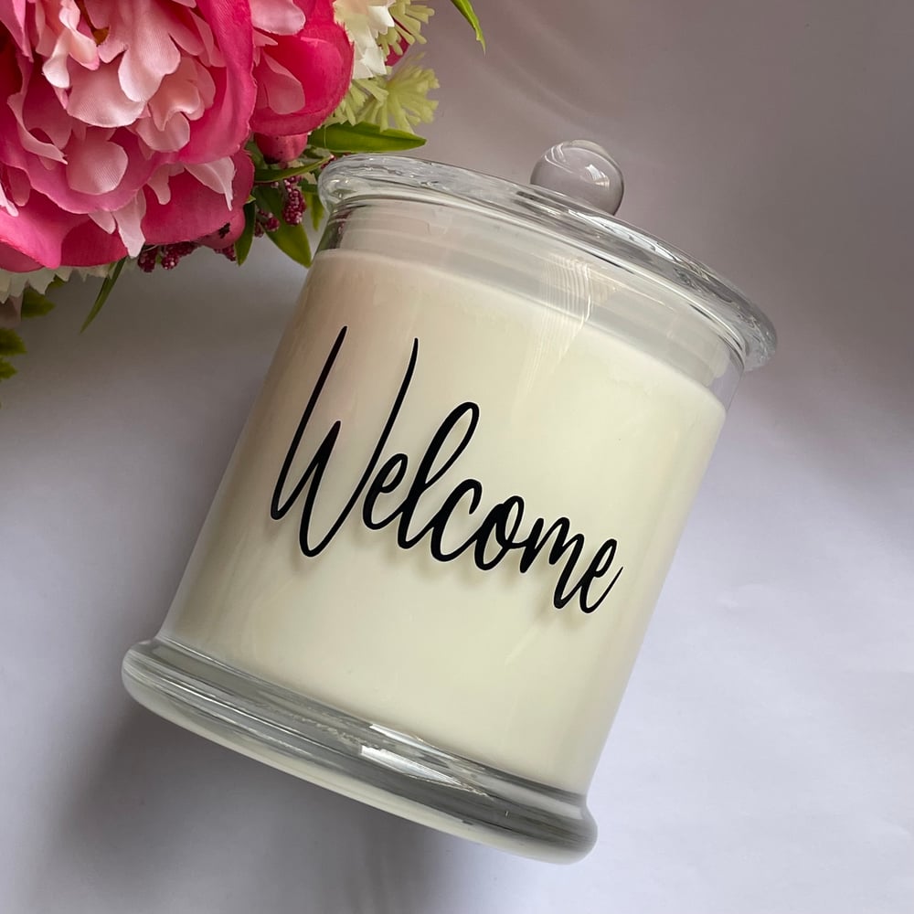Welcome Candle (Double Wicks)