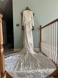 Image 11 of 1940s Beaded Draped Waist
