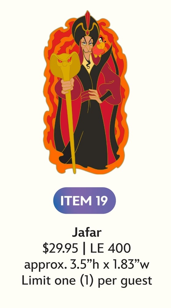 Image of Jafar disney villains wdi pin le 400