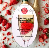 Strawberries and Champagne Body Oil 4 oz 