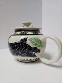 Image 4 of Teapot 1 - Rabbit & Snail *SECONDS PIECE*