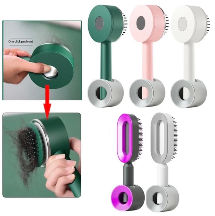 Image of Self Cleaning Air Bag Brush 