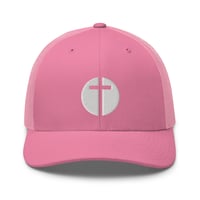 Image 2 of Faith Cross Emblem Trucker Cap