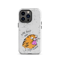 Image 19 of Tough Case for iPhone® LIVE FAST 
