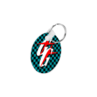 Checkered GG Keychain