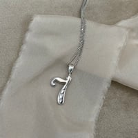 Image 1 of Lucky Charms, Silver Lucky Number 7 Necklace