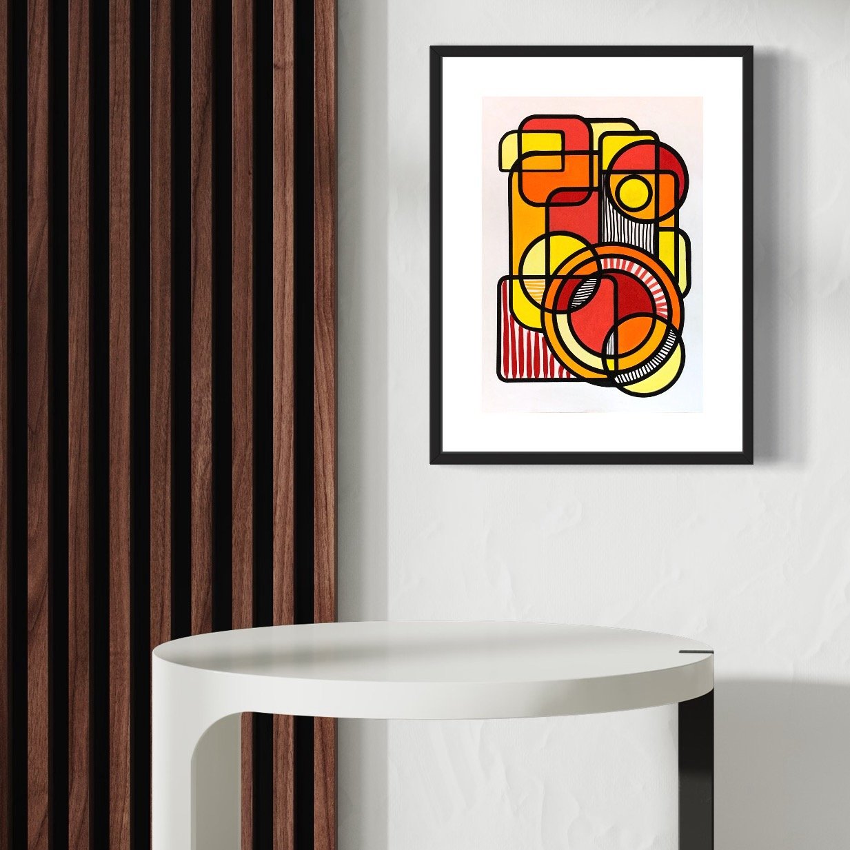 Image of 'Radiance' A3 Acrylic Painting on Paper