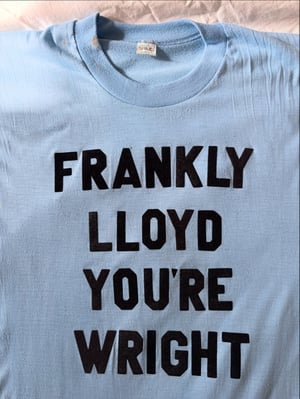 Image of 'Frankly Lloyd You're Wright' T-Shirt