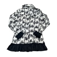 Image 3 of Algonquins skull ribbon blouse 