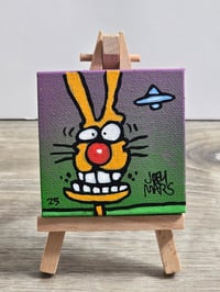 Image 4 of Spe 15 2.5x2.5 Inch Original Painting by Joey Mars 