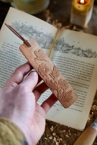 Image 3 of Butterfly And Wild Rose Book Mark 