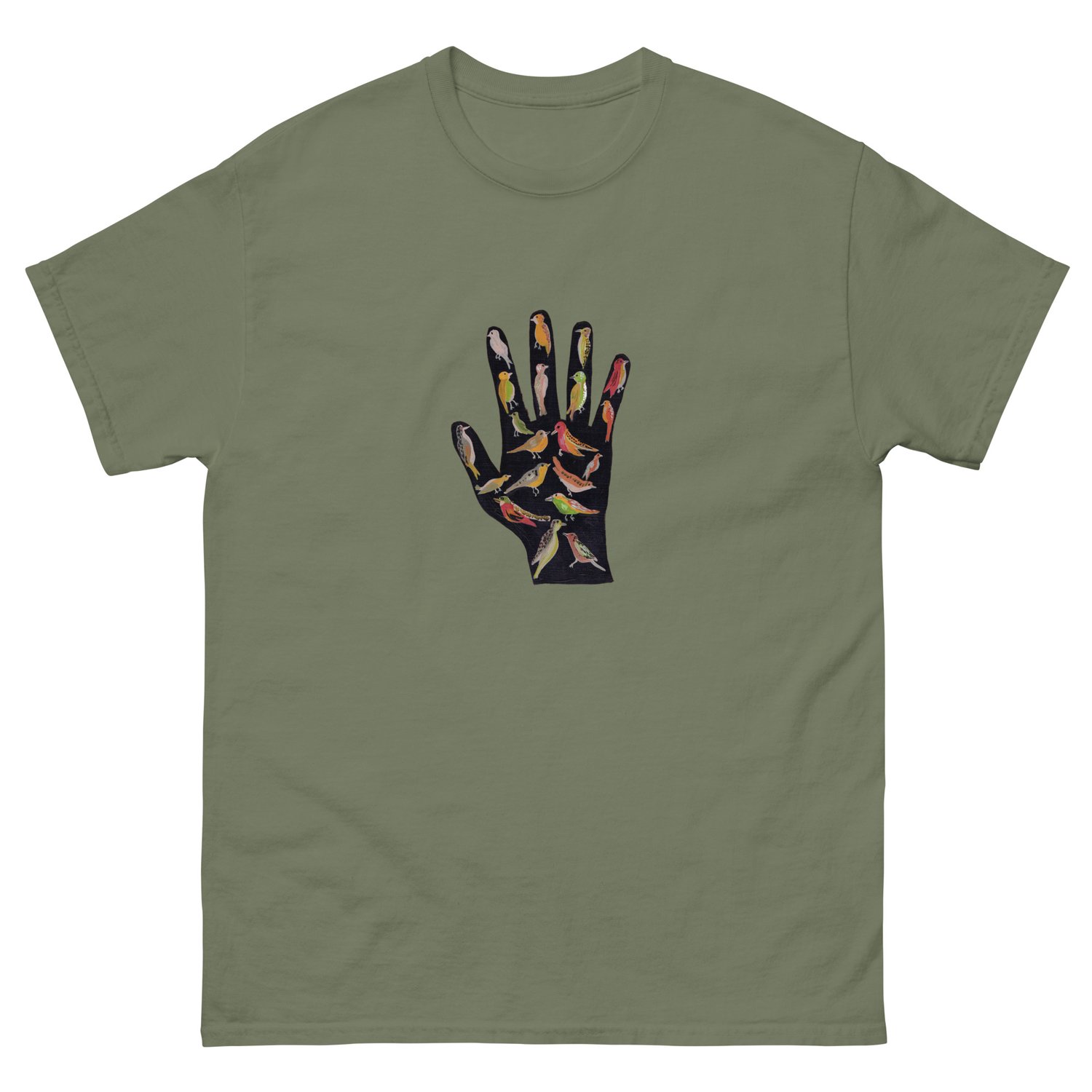 Image of HAND OF BIRDS T-SHIRT
