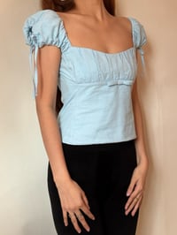 Image 2 of  Valentine Top in Baby Blue (Pre-order)