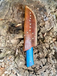 Image 1 of 512 Damascus twist blade knife 