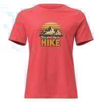 Image 3 of Women's Relaxed T-Shirt, Great Day to Hike, Hiking tee