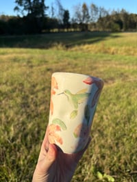 Image 9 of Tiger Lily Hummingbird to go cup