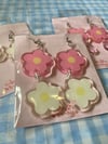 Flower Acrylic Earrings